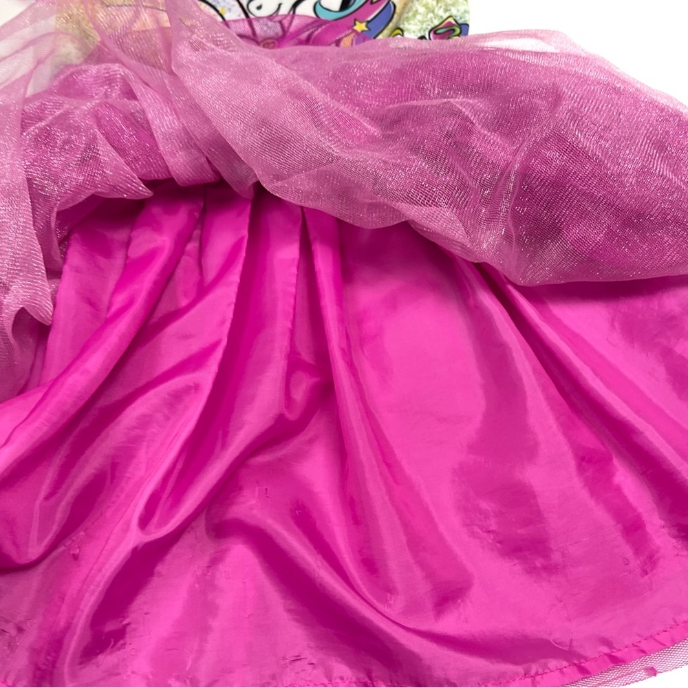 Nickelodeon Hooded Unicorn Dress Sz XS || Jo Jo Siwa White Tutu /Tulle poof - Picture 8 of 14